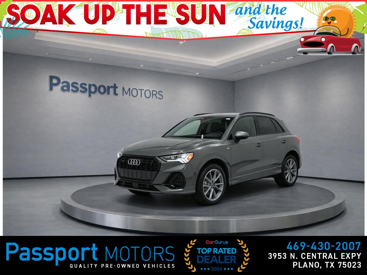 Gray 2024 Audi Q3 SUV / Crossover All-Wheel Drive 8-Speed Automatic