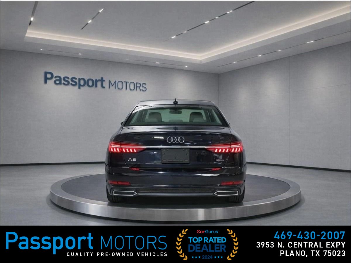 Blue 2023 Audi A6 quattro Premium Plus 55 TFSI Sedan All-Wheel Drive 7-Speed Dual Clutch