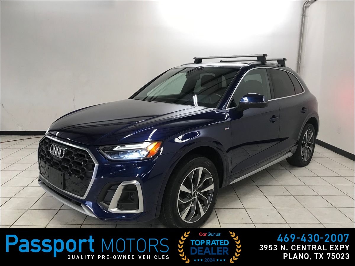 Blue 2022 Audi Q5 quattro Premium Plus S Line 45 TFSI SUV / Crossover All-Wheel Drive 7-Speed Dual Clutch