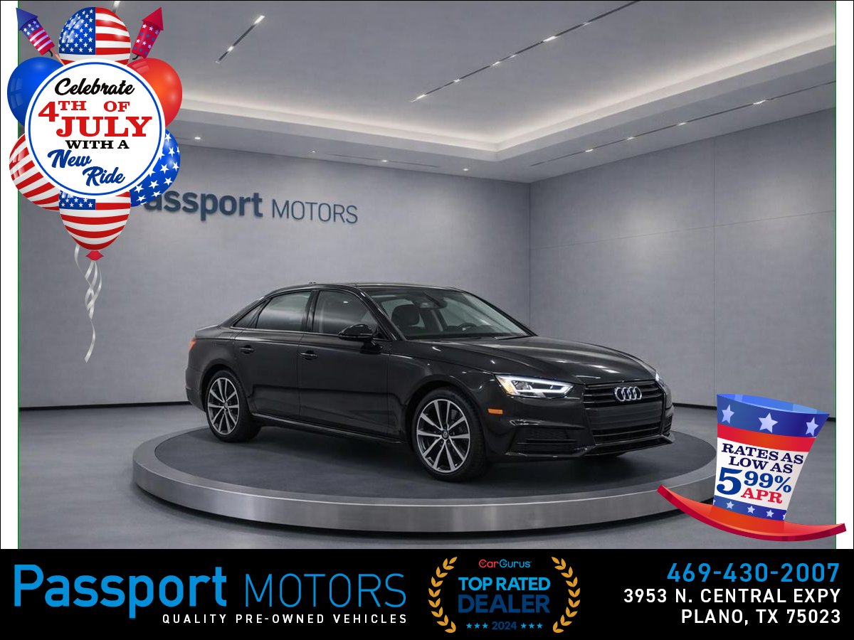 Black 2023 Audi A4 Sedan All-Wheel Drive 7-Speed Dual Clutch