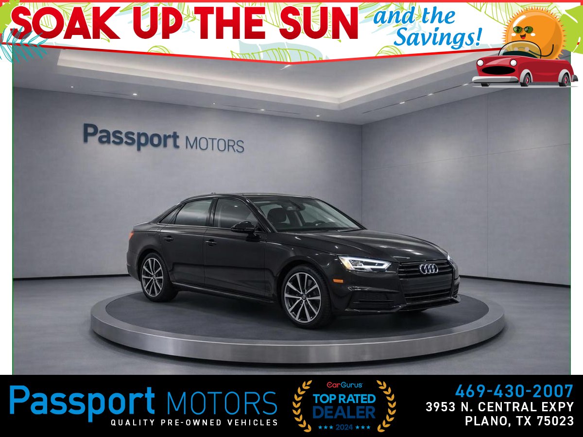 Black 2023 Audi A4 quattro Premium Plus 40 TFSI AWD Sedan All-Wheel Drive 7-Speed Dual Clutch