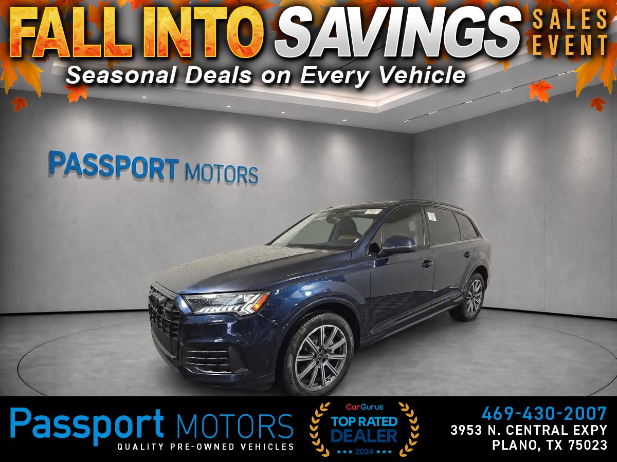 Blue 2023 Audi Q7 SUV / Crossover All-Wheel Drive 8-Speed Automatic