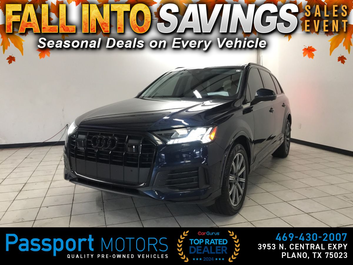 Blue 2023 Audi Q7 SUV / Crossover All-Wheel Drive 8-Speed Automatic