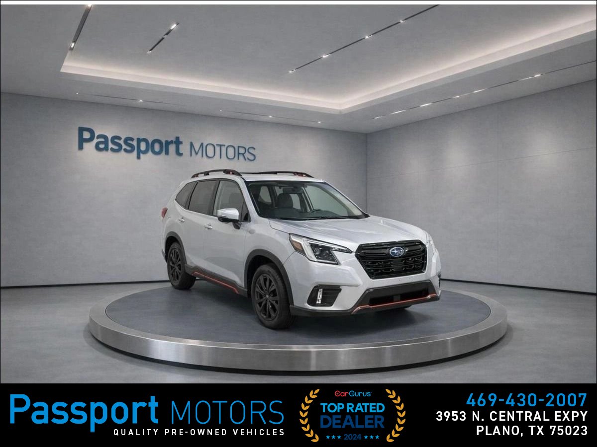 Gray 2023 Subaru Forester Sport Crossover AWD SUV / Crossover All-Wheel Drive 7-Speed CVT