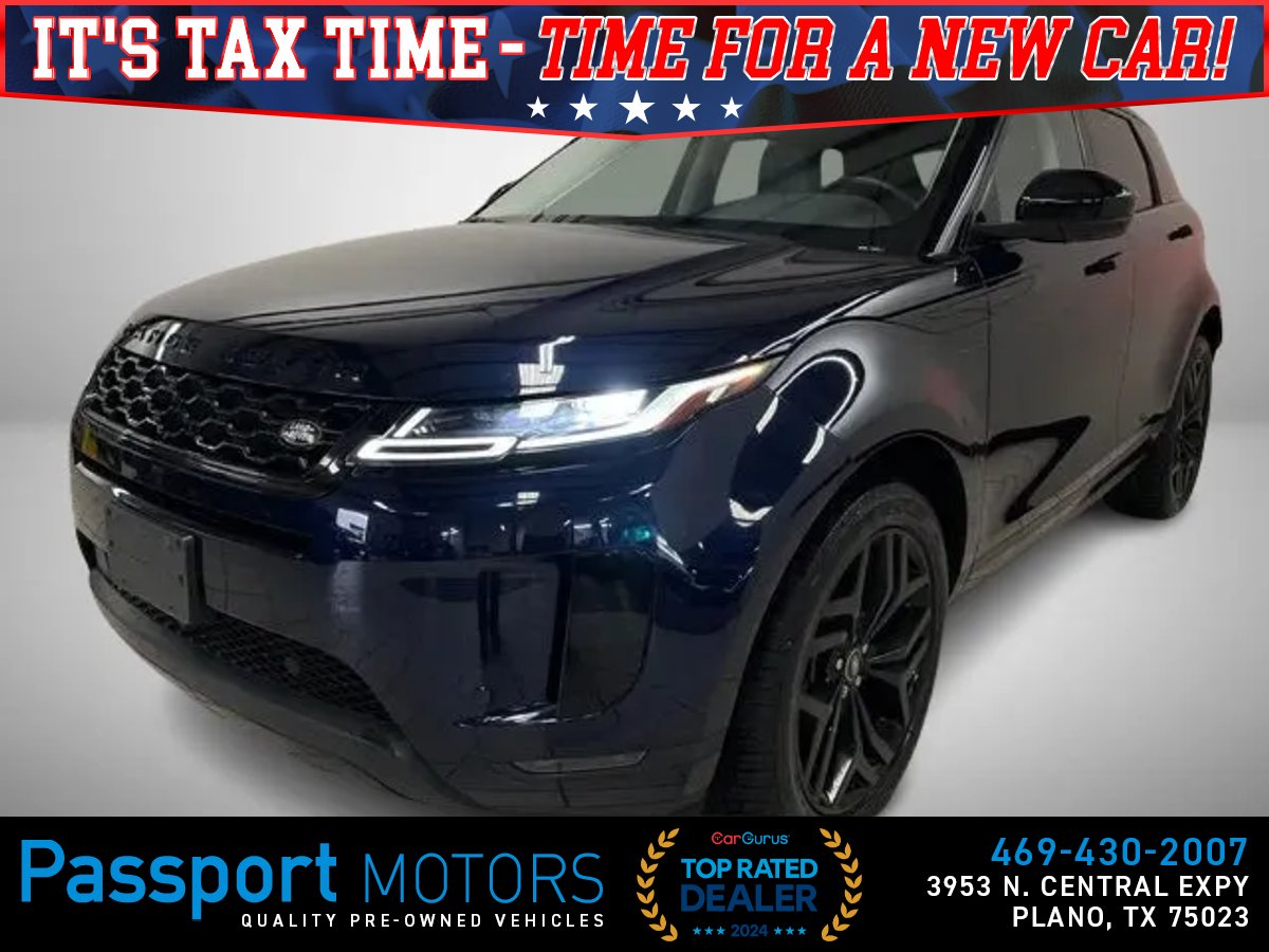Blue 2022 Land Rover Range Rover Evoque P250 SE AWD SUV / Crossover All-Wheel Drive 9-Speed Automatic