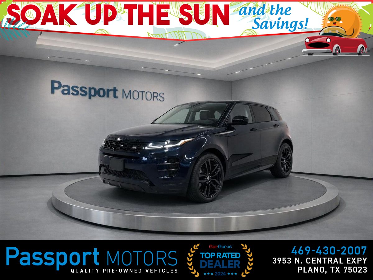Blue 2022 Land Rover Range Rover Evoque P250 SE AWD SUV / Crossover All-Wheel Drive 9-Speed Automatic