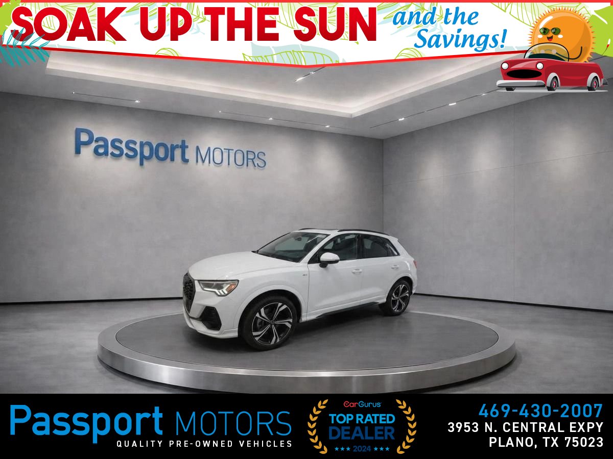 White 2023 Audi Q3 SUV / Crossover All-Wheel Drive 8-Speed Automatic