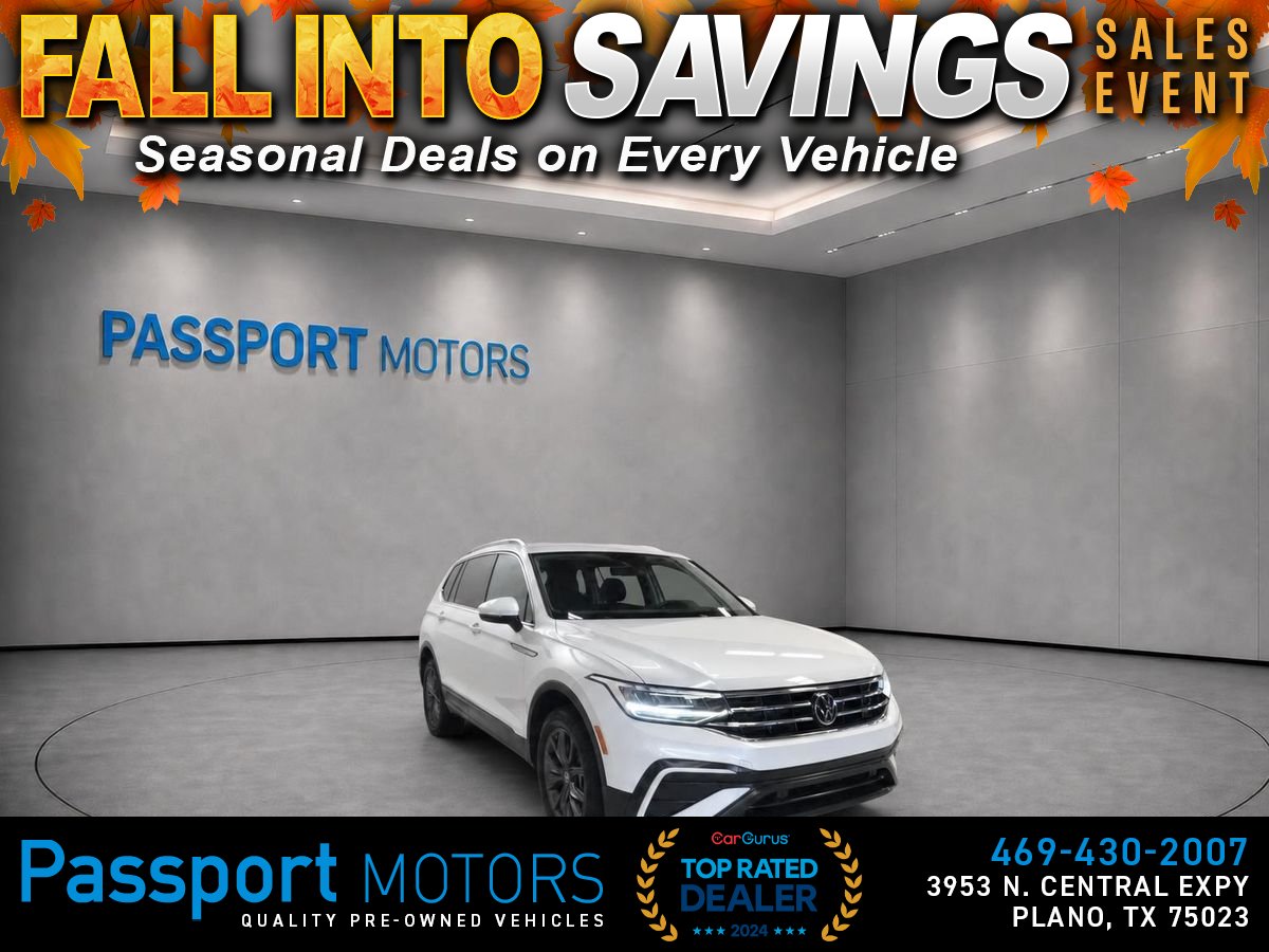 White 2023 Volkswagen Tiguan SUV / Crossover Front-Wheel Drive 8-Speed Automatic
