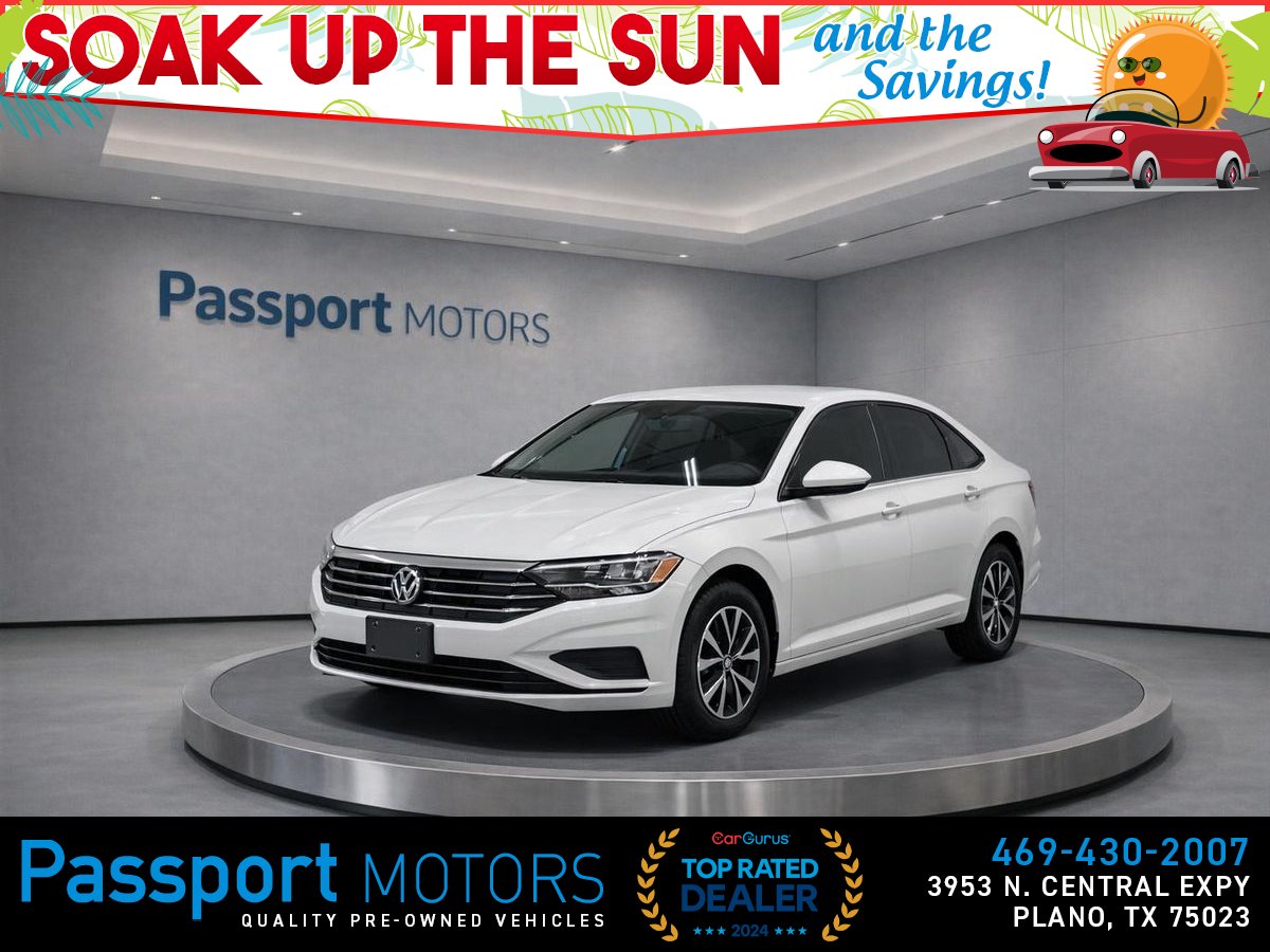 White 2024 Volkswagen Jetta S FWD Sedan Front-Wheel Drive 8-Speed Automatic