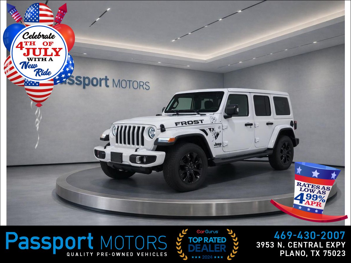 White 2023 Jeep Wrangler SUV / Crossover Four-Wheel Drive 8-Speed Automatic