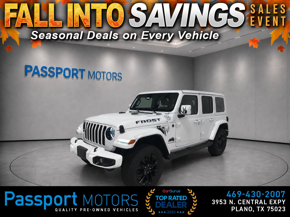 White 2023 Jeep Wrangler SUV / Crossover Four-Wheel Drive 8-Speed Automatic