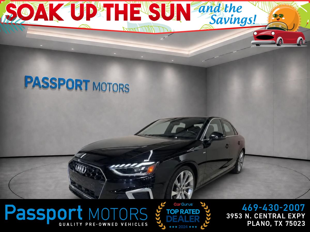 Black 2021 Audi A4 Sedan All-Wheel Drive 7-Speed Dual Clutch