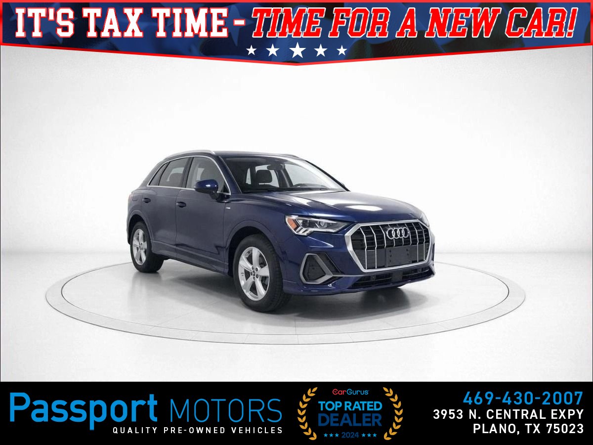 Blue 2023 Audi Q3 quattro Premium S Line 45 TFSI SUV / Crossover All-Wheel Drive 8-Speed Automatic