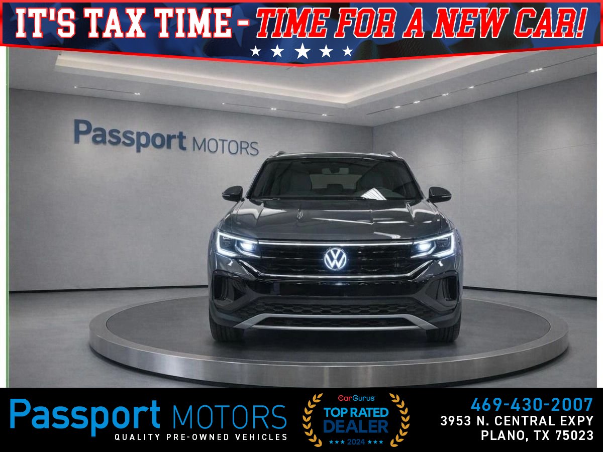 Gray 2024 Volkswagen Atlas Cross Sport SE FWD with Technology SUV / Crossover Front-Wheel Drive 8-Speed Automatic