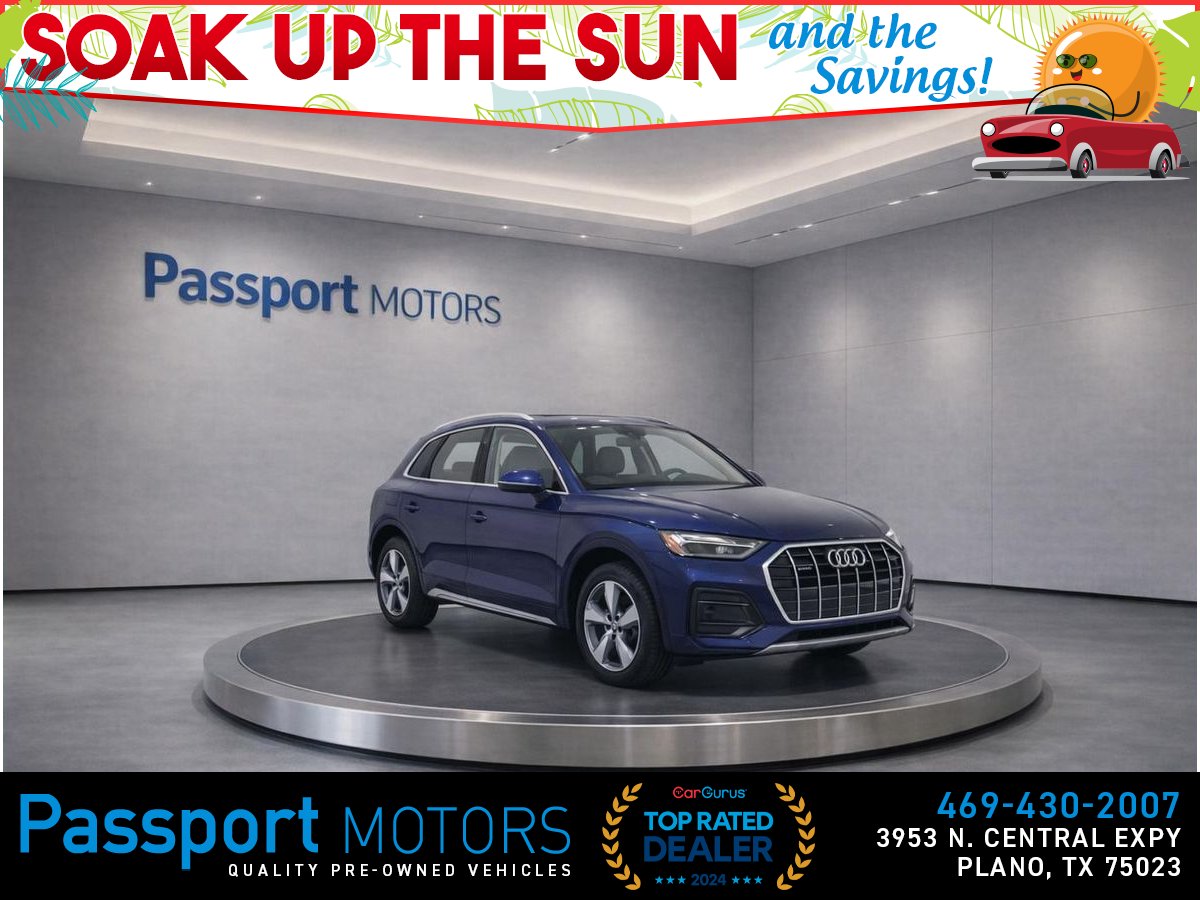 Blue 2023 Audi Q5 SUV / Crossover All-Wheel Drive 7-Speed Dual Clutch