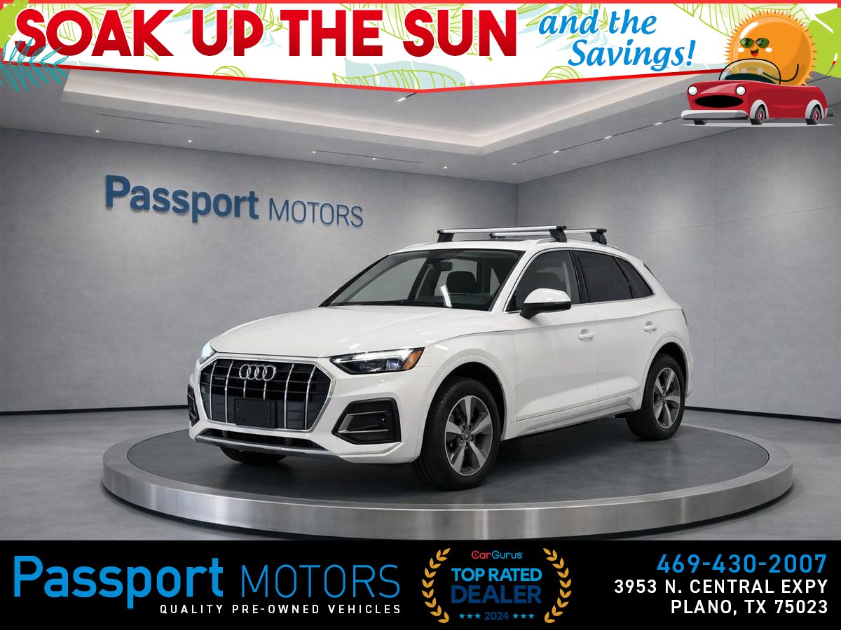 White 2022 Audi Q5 quattro Premium Plus 40 TFSI SUV / Crossover All-Wheel Drive 7-Speed Dual Clutch