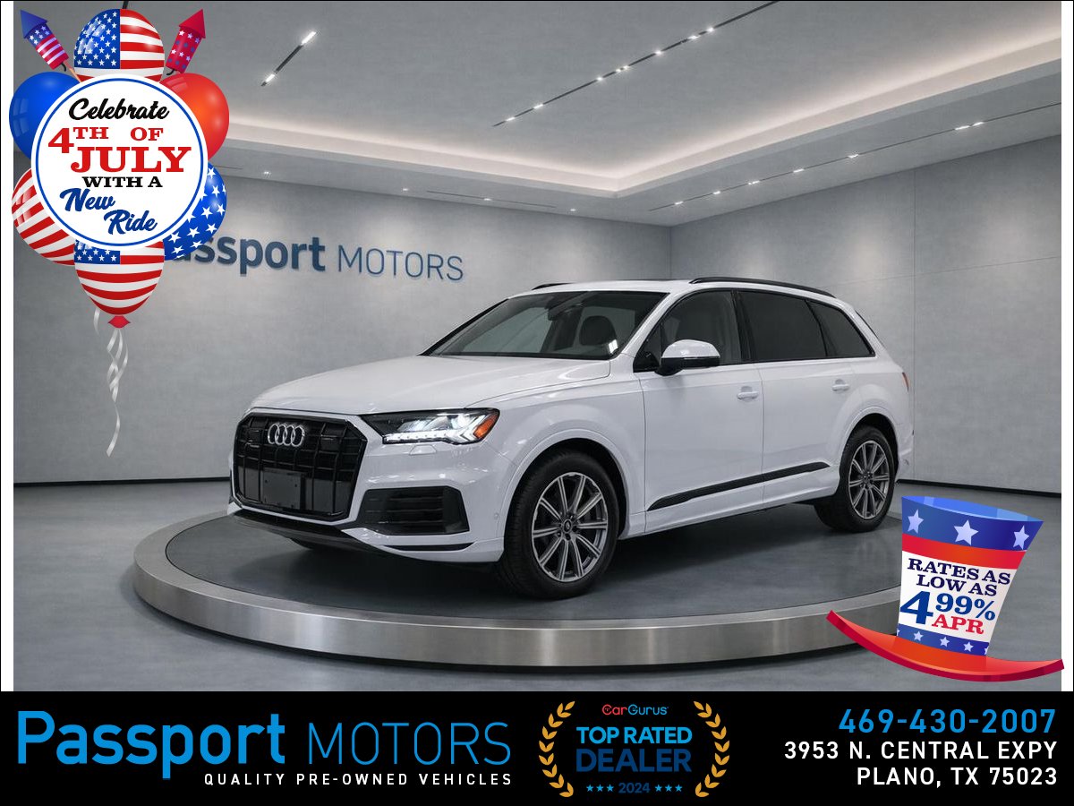 White 2023 Audi Q7 SUV / Crossover All-Wheel Drive 8-Speed Automatic