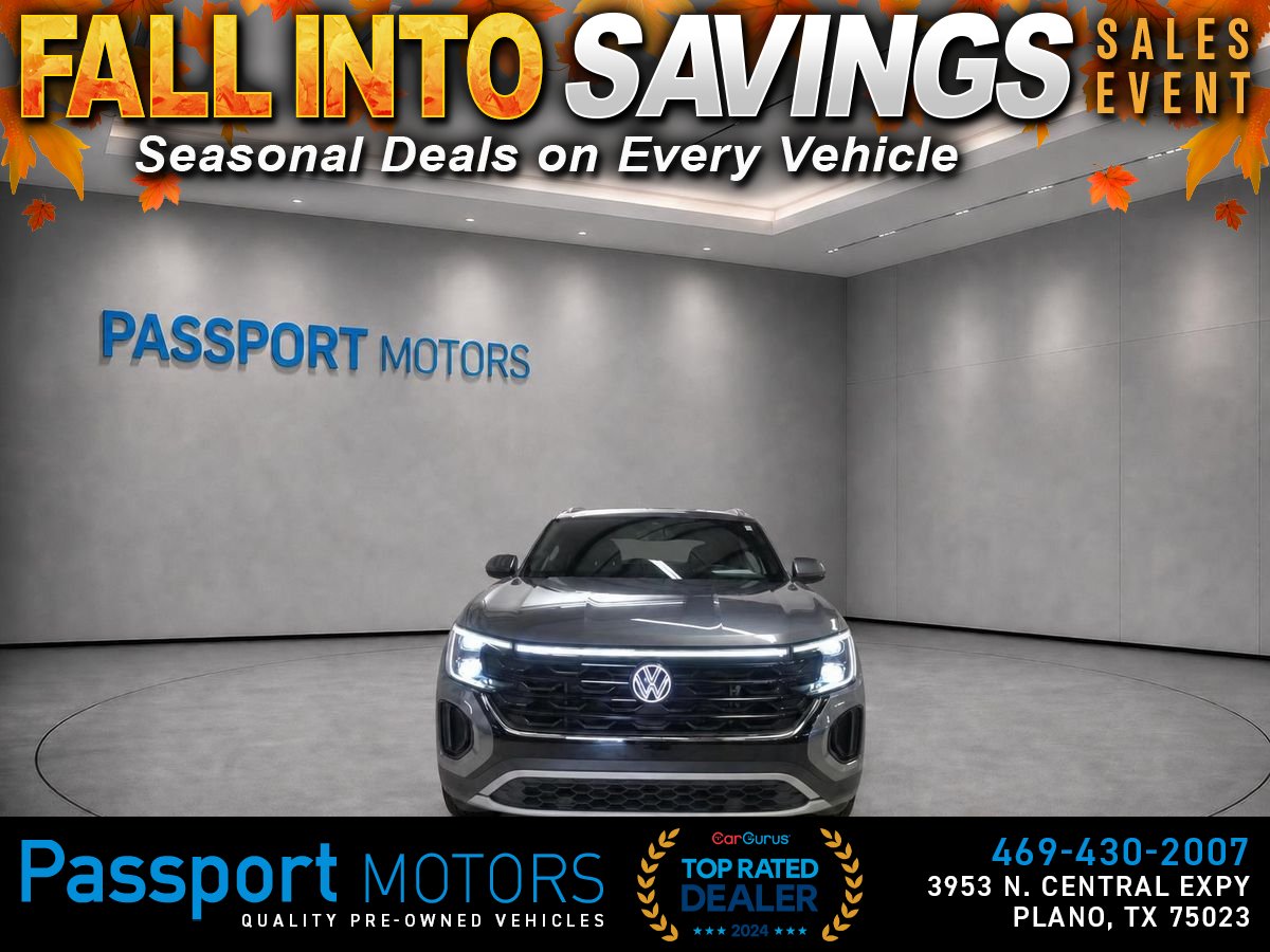 Gray 2024 Volkswagen Atlas Cross Sport SUV / Crossover Front-Wheel Drive 8-Speed Automatic