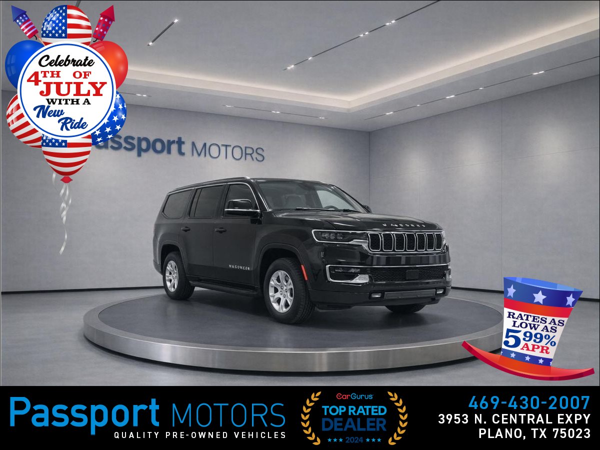 Black 2023 Jeep Wagoneer SUV / Crossover 4X2 8-Speed Automatic