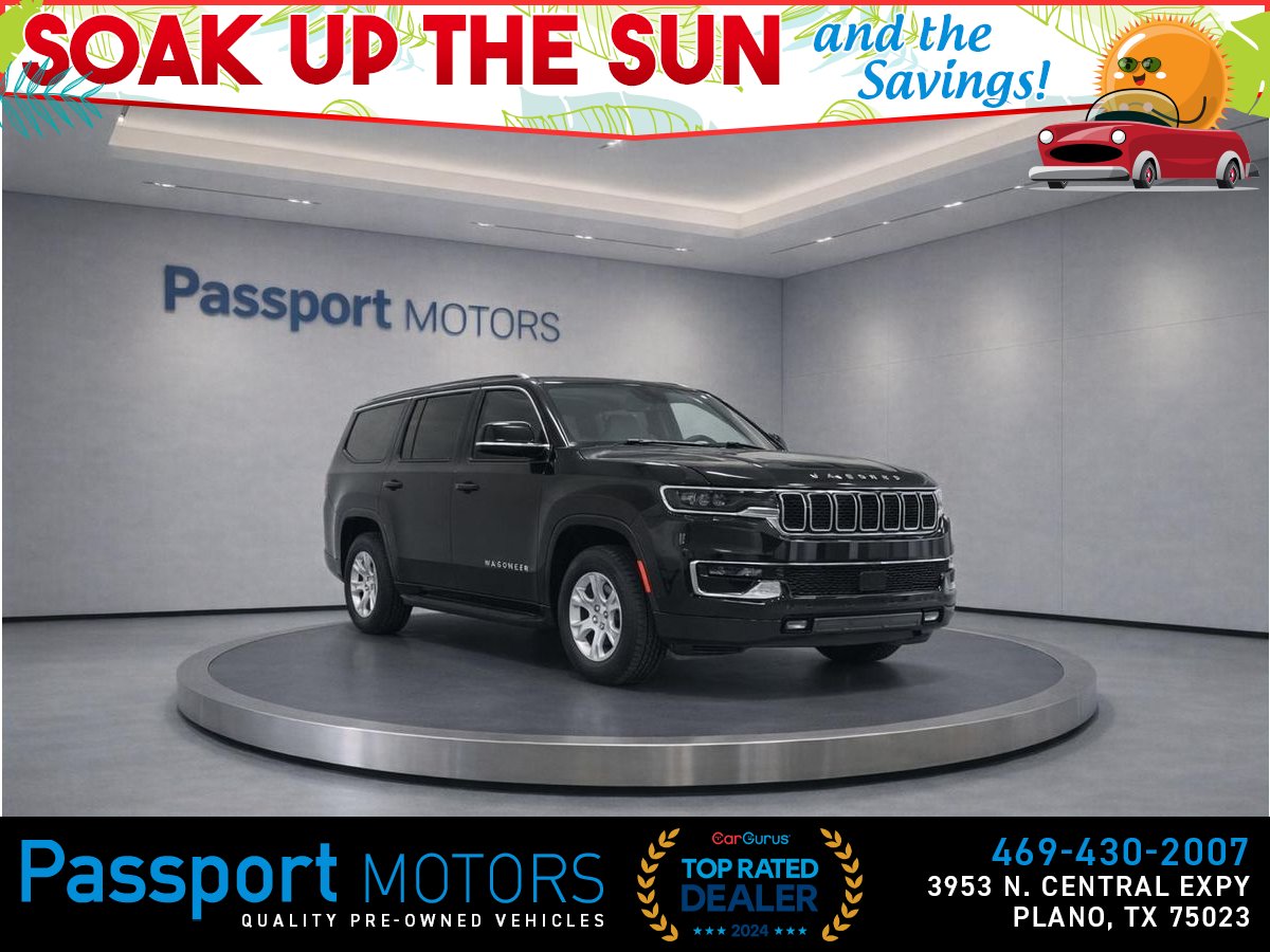 Black 2023 Jeep Wagoneer RWD SUV / Crossover 4X2 8-Speed Automatic