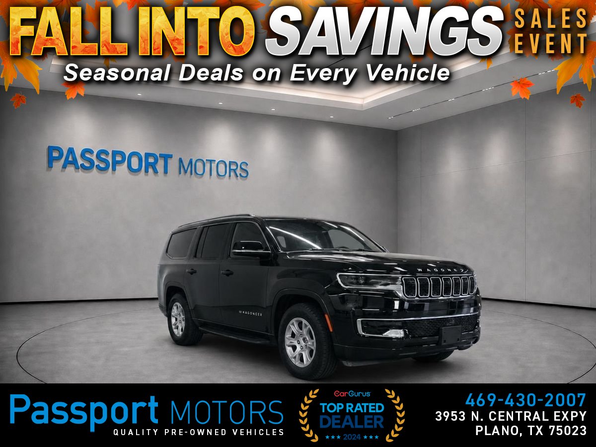 Black 2023 Jeep Wagoneer SUV / Crossover 4X2 8-Speed Automatic