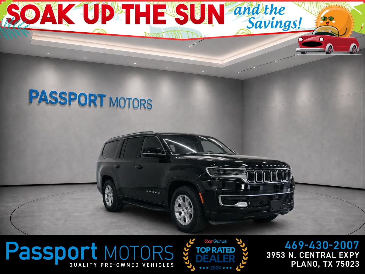 Black 2023 Jeep Wagoneer SUV / Crossover 4X2 8-Speed Automatic