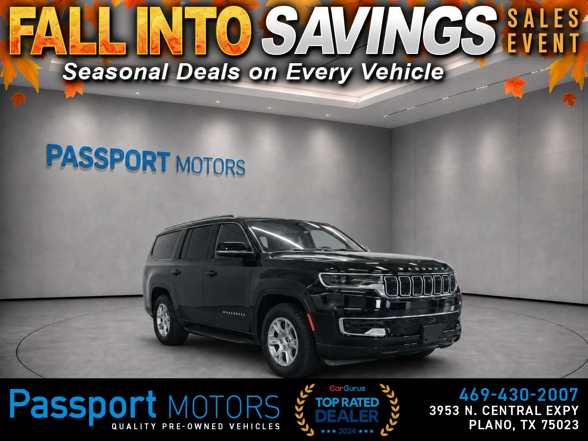 Black 2023 Jeep Wagoneer SUV / Crossover 4X2 8-Speed Automatic