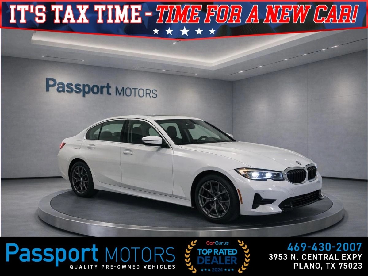 White 2025 BMW 3 Series 330i RWD Sedan Rear-Wheel Drive 8-Speed Automatic