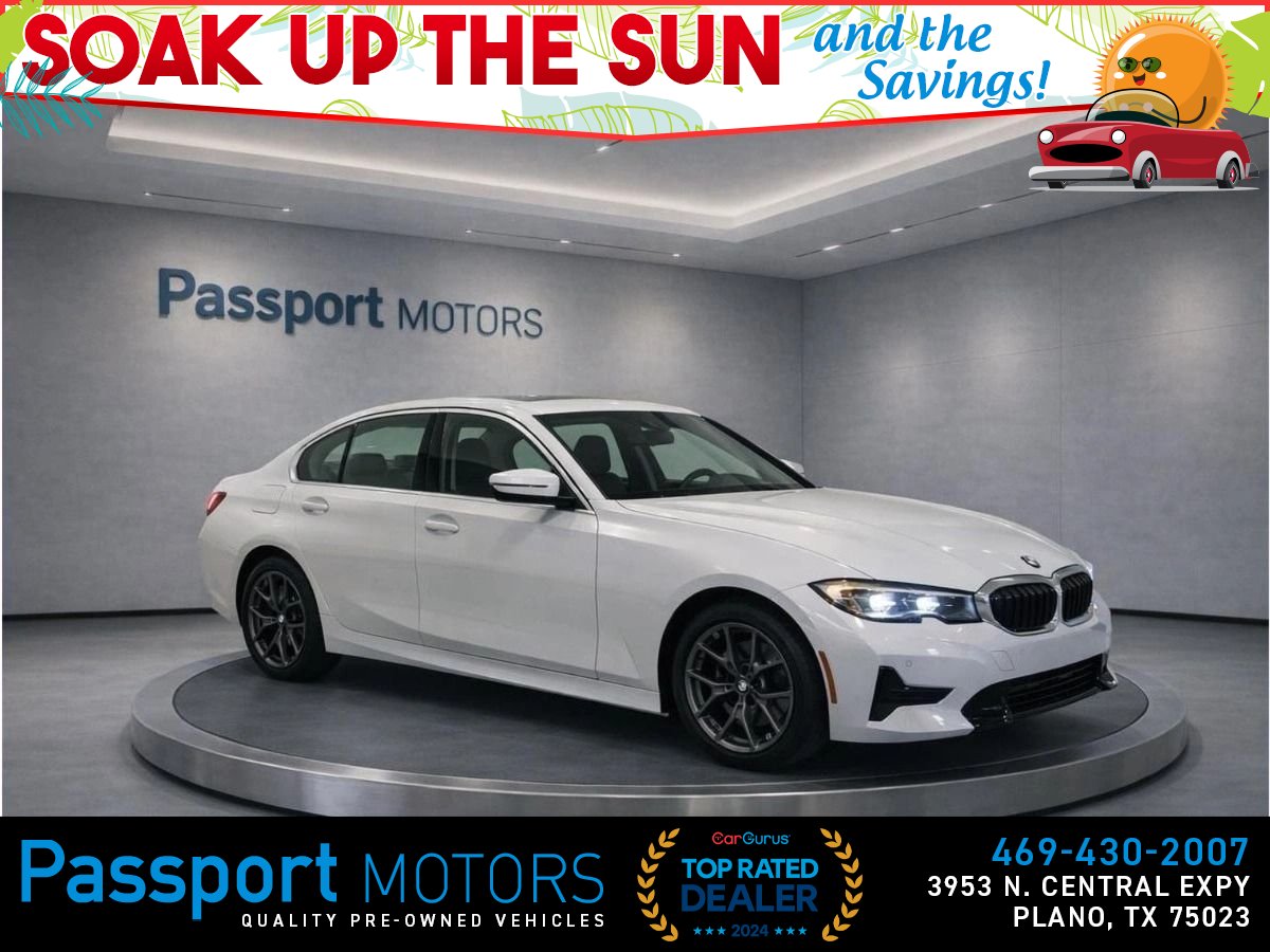 White 2025 BMW 3 Series 330i RWD Sedan Rear-Wheel Drive 8-Speed Automatic