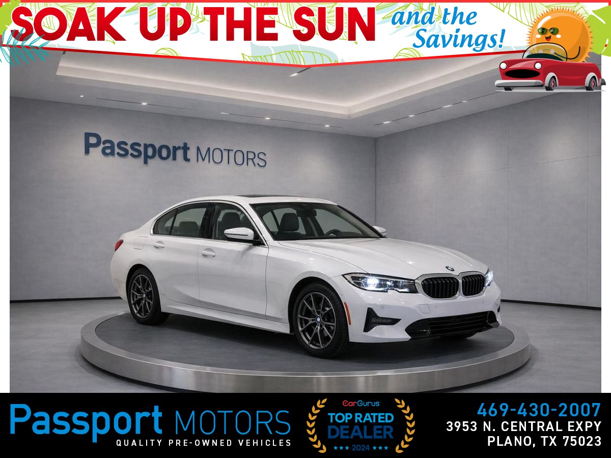 White 2025 BMW 3 Series 330i RWD Sedan Rear-Wheel Drive 8-Speed Automatic