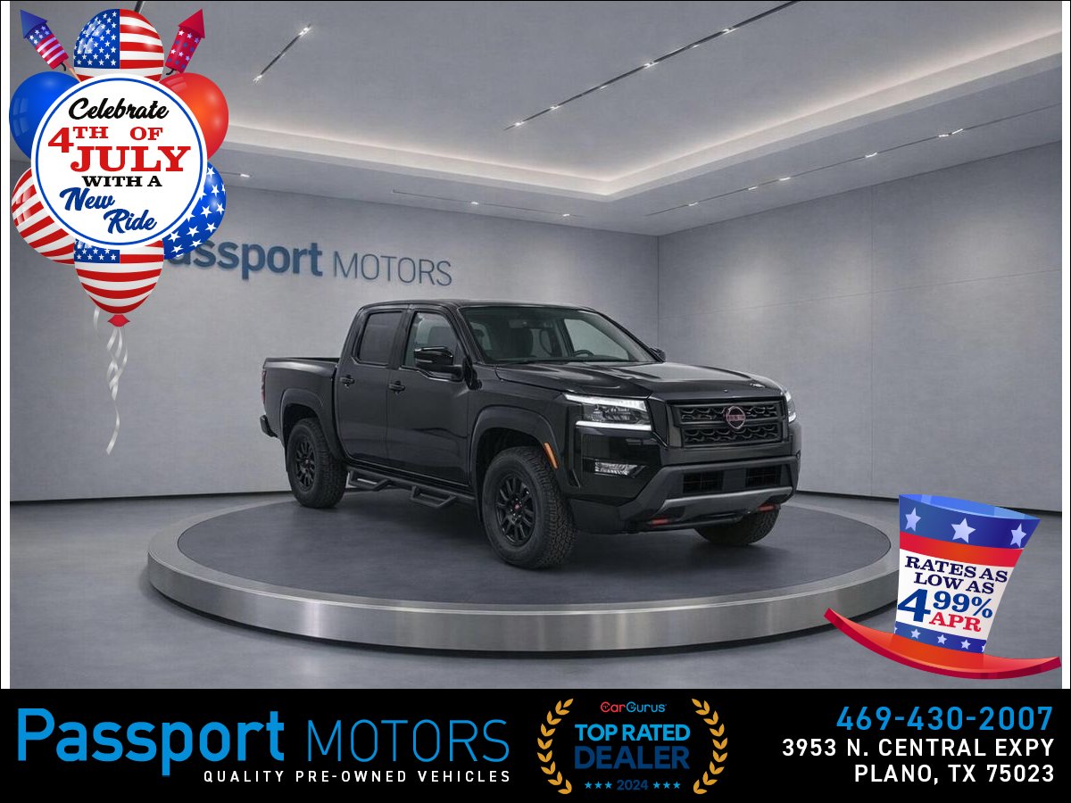 Black 2025 Nissan Frontier Pickup Truck 4X2 9-Speed Automatic