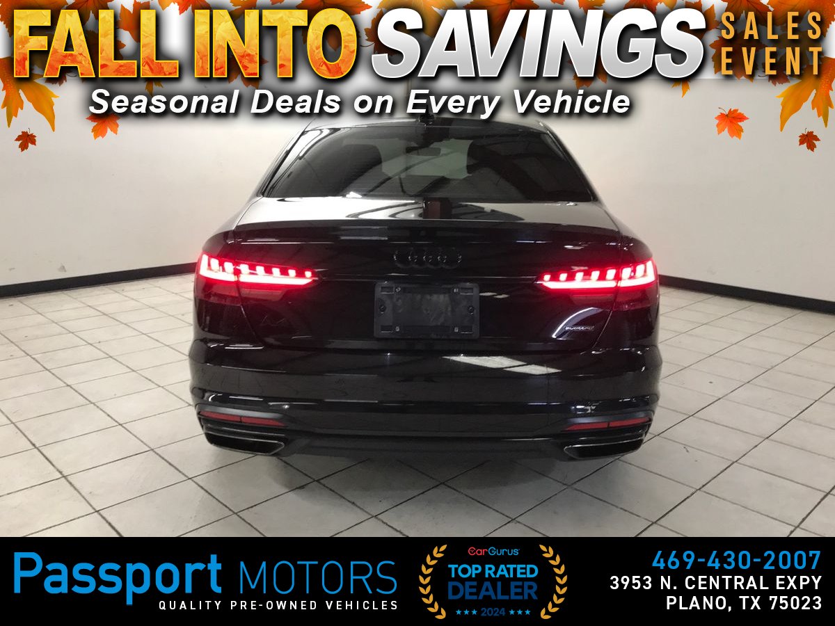 Black 2024 Audi A4 Sedan All-Wheel Drive 7-Speed Dual Clutch