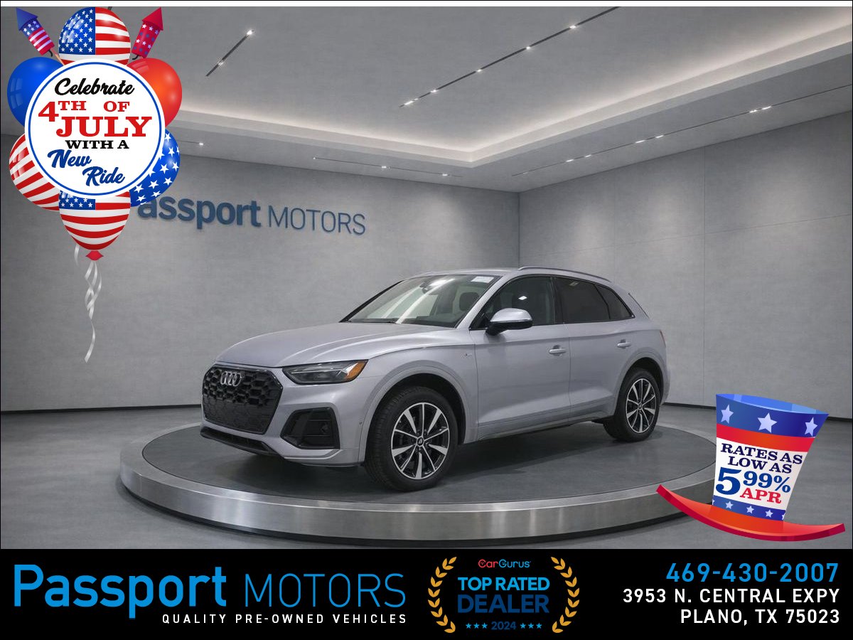 Silver 2023 Audi Q5 SUV / Crossover All-Wheel Drive 7-Speed Dual Clutch