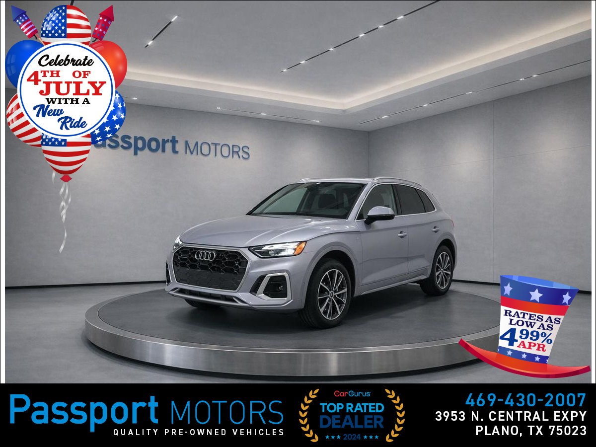 Silver 2023 Audi Q5 SUV / Crossover All-Wheel Drive 7-Speed Dual Clutch