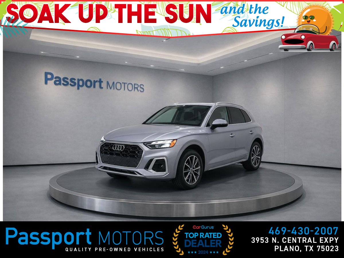 Silver 2023 Audi Q5 SUV / Crossover All-Wheel Drive 7-Speed Dual Clutch
