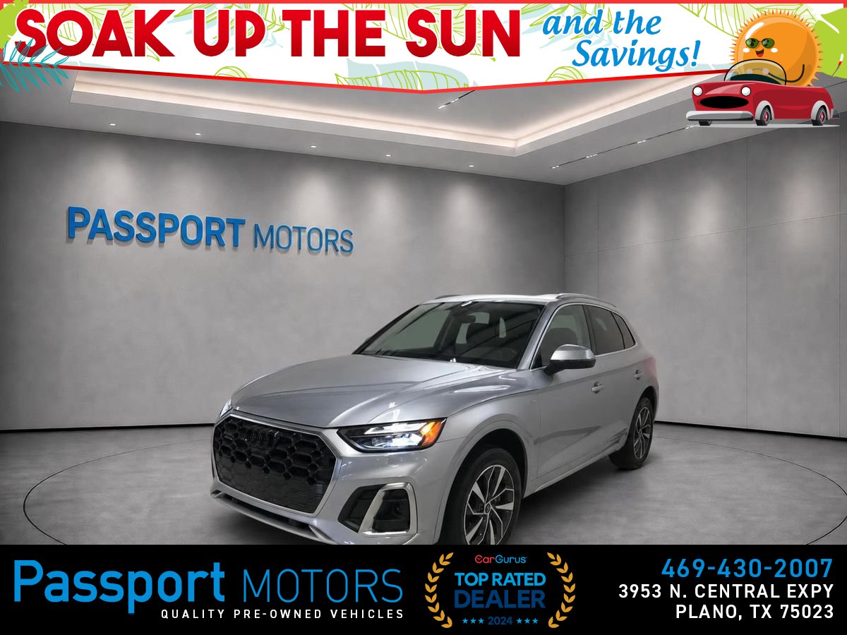 Silver 2023 Audi Q5 SUV / Crossover All-Wheel Drive 7-Speed Dual Clutch