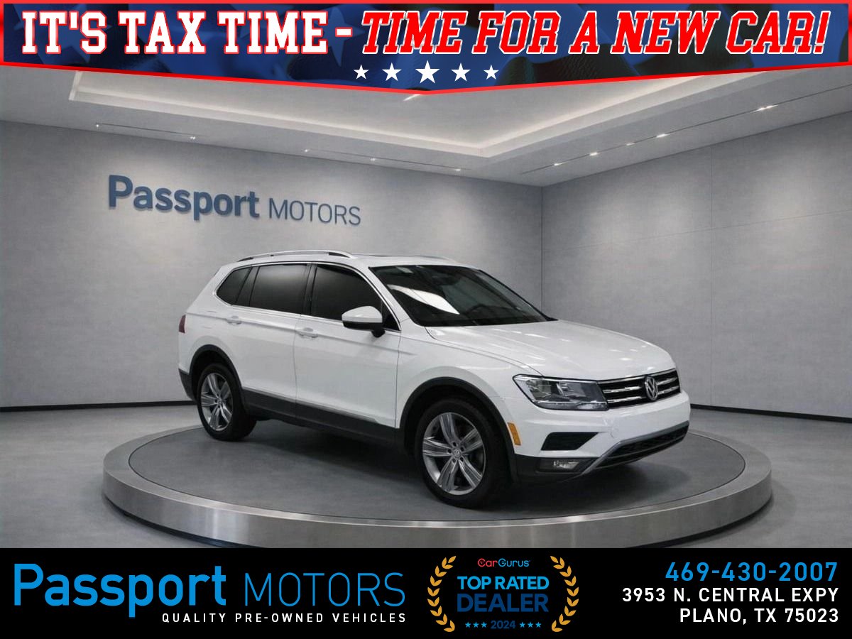 White 2020 Volkswagen Tiguan SEL FWD SUV / Crossover Front-Wheel Drive 8-Speed Automatic