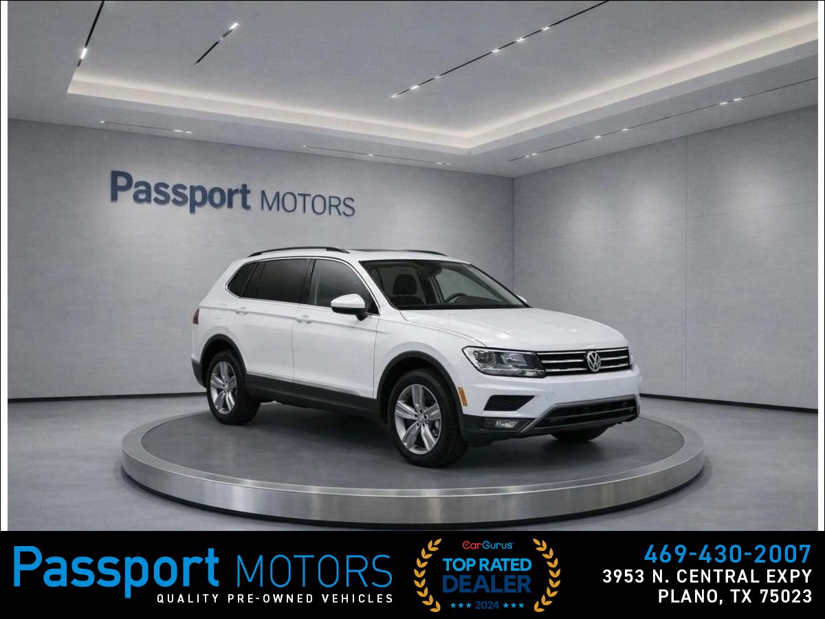 White 2020 Volkswagen Tiguan SEL FWD SUV / Crossover Front-Wheel Drive 8-Speed Automatic