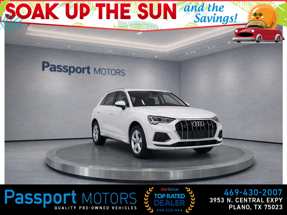 White 2024 Audi Q3 quattro Premium Plus S Line 45 TFSI SUV / Crossover All-Wheel Drive 8-Speed Automatic
