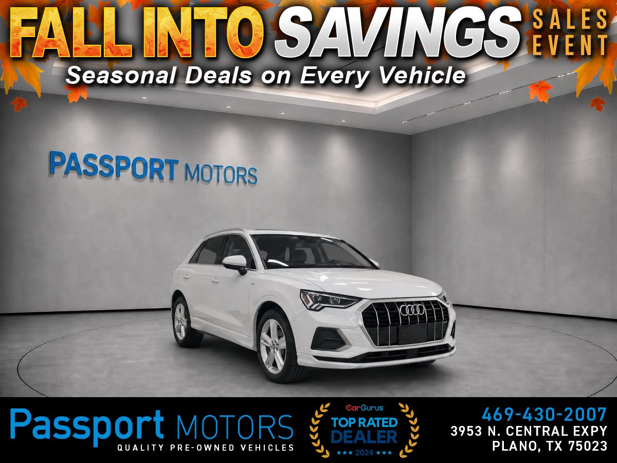 White 2024 Audi Q3 SUV / Crossover All-Wheel Drive 8-Speed Automatic