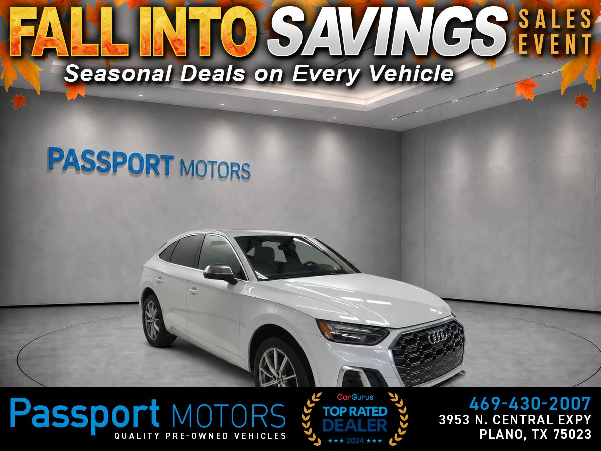 White 2023 Audi SQ5 Sportback Sedan All-Wheel Drive 8-Speed Automatic