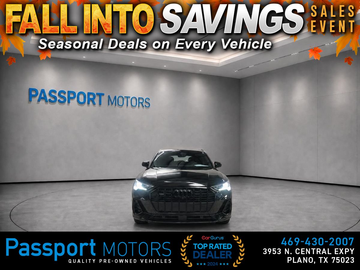 Black 2023 Audi Q3 SUV / Crossover All-Wheel Drive 8-Speed Automatic
