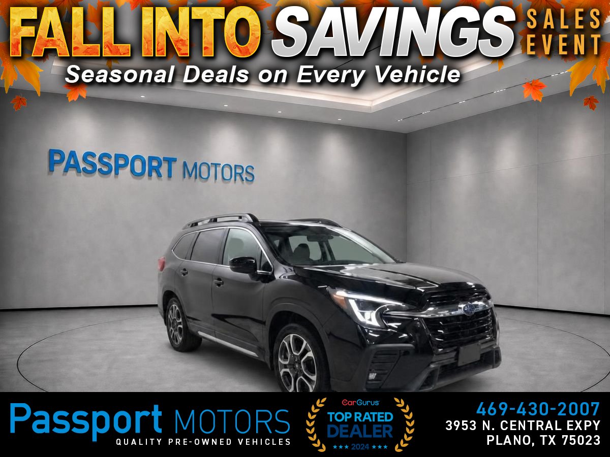 Black 2024 Subaru Ascent SUV / Crossover All-Wheel Drive 8-Speed CVT