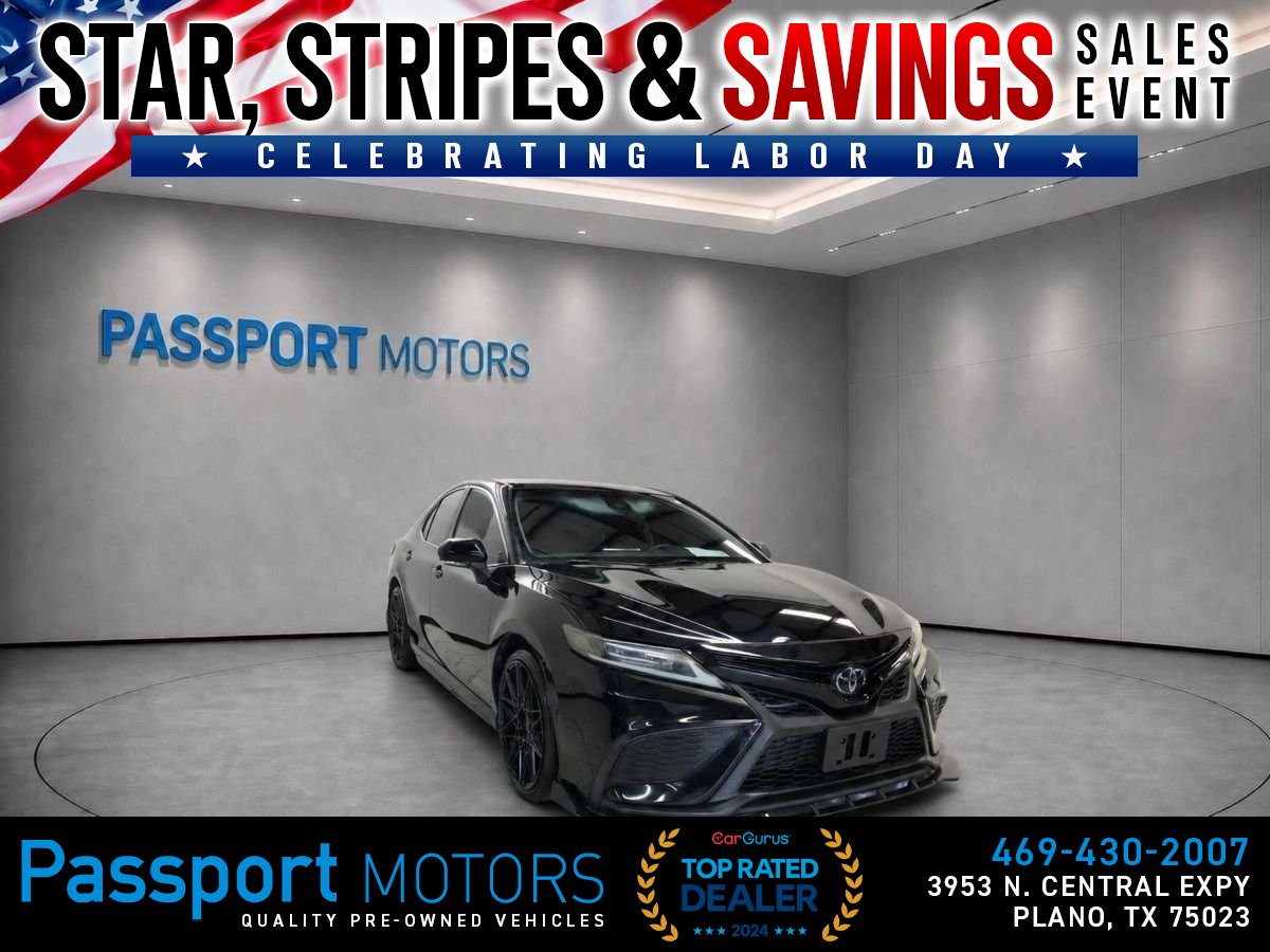 Black 2023 Toyota Camry Sedan Front-Wheel Drive 8-Speed Automatic
