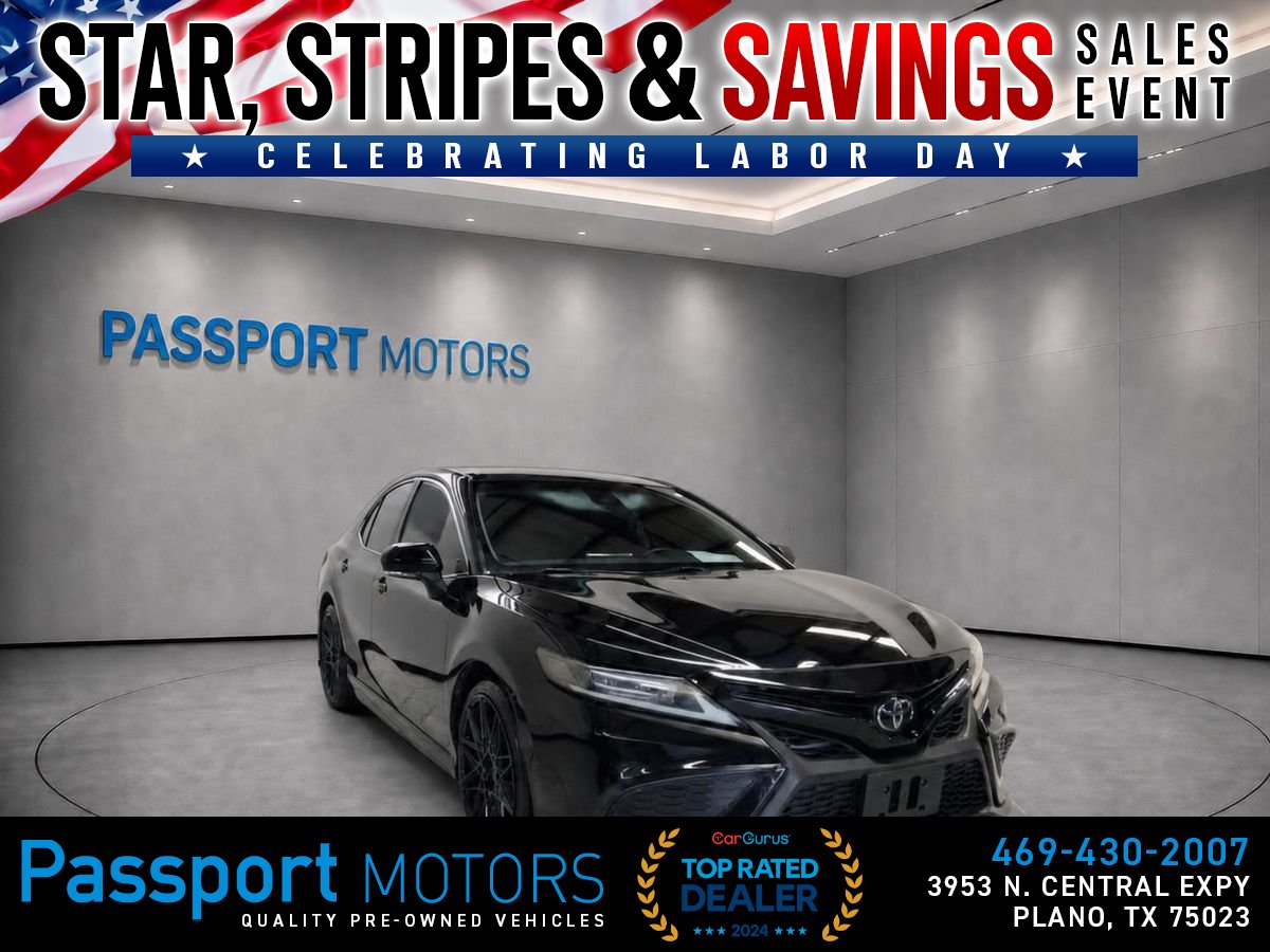 Black 2023 Toyota Camry Sedan Front-Wheel Drive 8-Speed Automatic