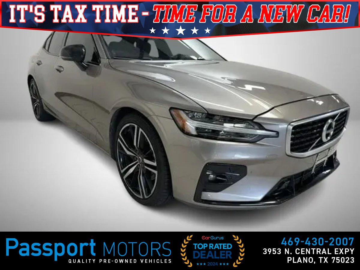 Gray 2020 Volvo S60 T5 R-Design FWD Sedan Front-Wheel Drive 8-Speed Automatic