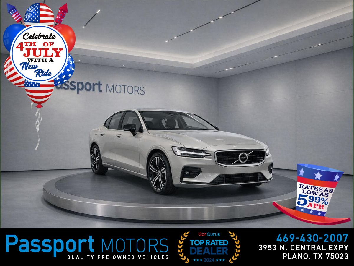 Gray 2020 Volvo S60 Sedan Front-Wheel Drive 8-Speed Automatic