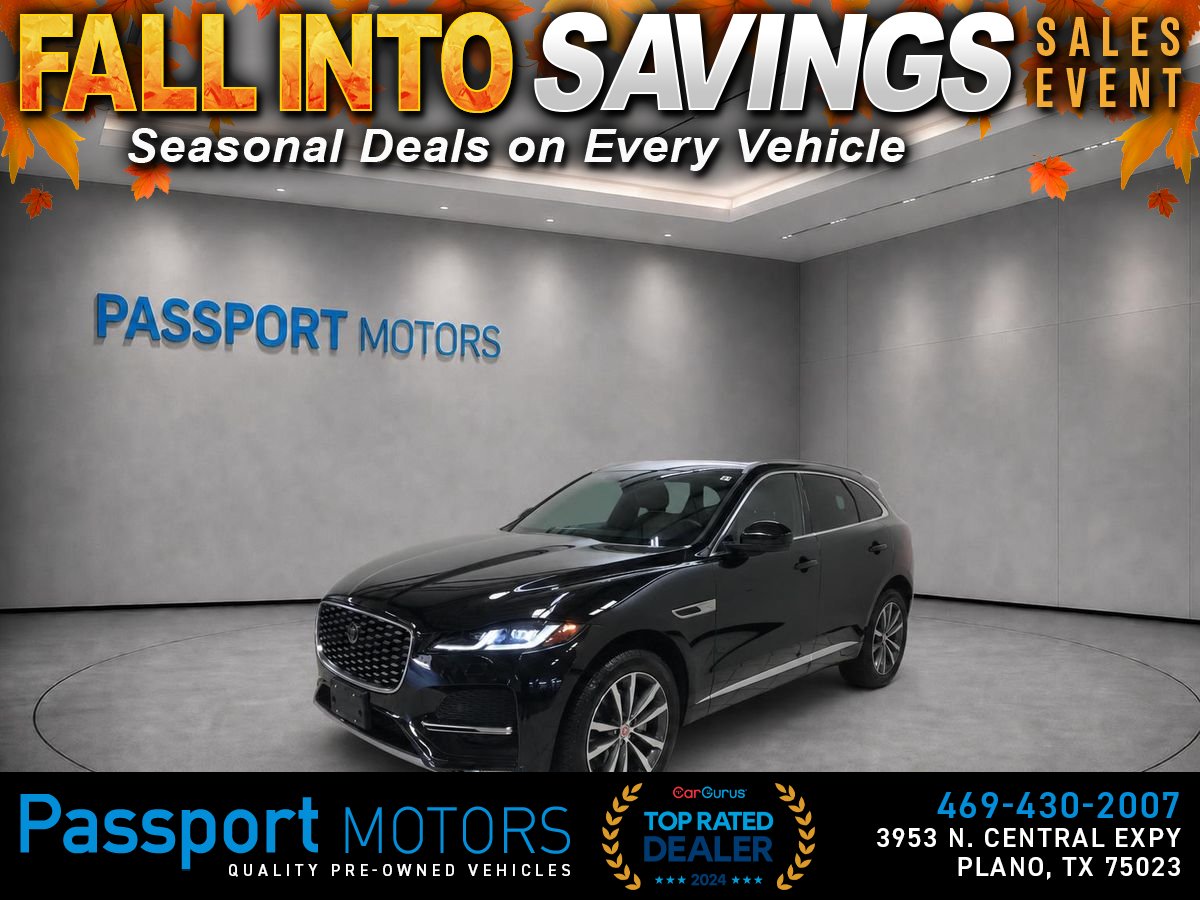 Black 2023 Jaguar F-PACE SUV / Crossover All-Wheel Drive 8-Speed Automatic