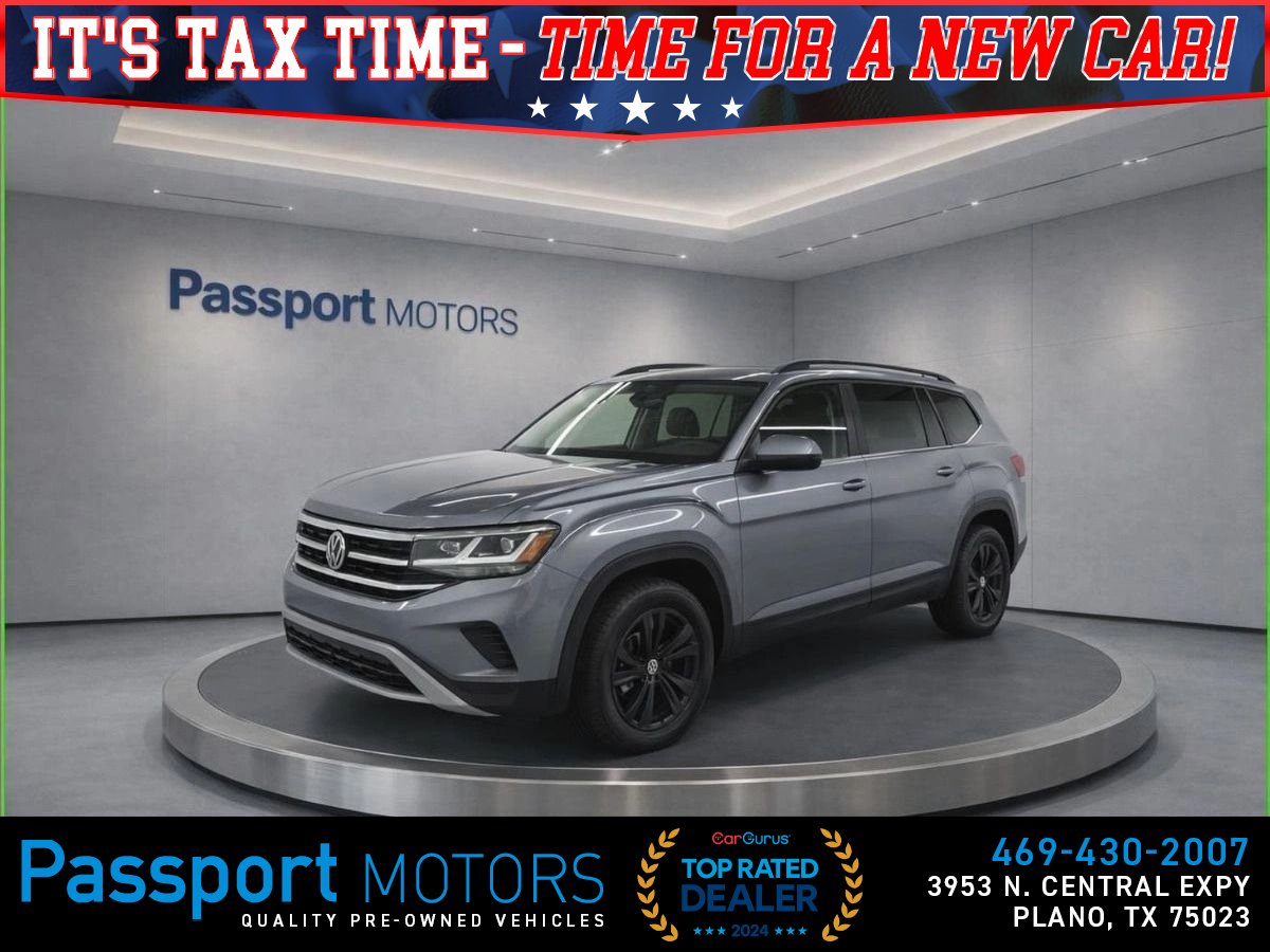 Gray 2023 Volkswagen Atlas 8-Speed Automatic