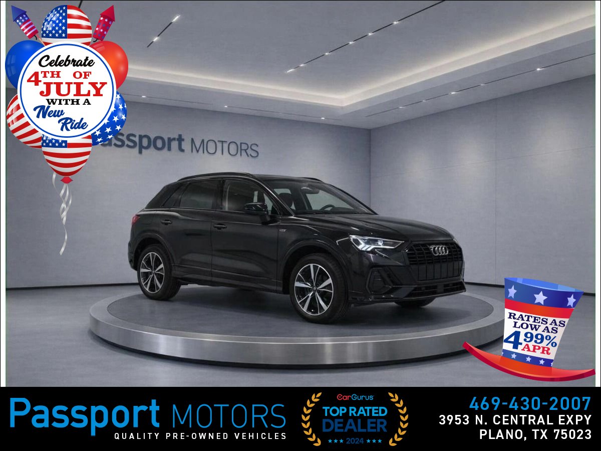 Black 2023 Audi Q3 SUV / Crossover All-Wheel Drive 8-Speed Automatic